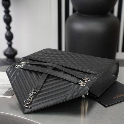 Saint Laurent Medium Envelope Matelassé Shoulder Bag — 7