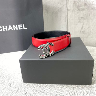 Chanel calfskin leather belt — 7