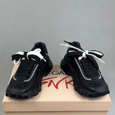 Dolce & Gabbana DG Country Road logo sneakers in black — 4
