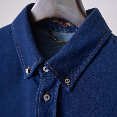 Louis Vuitton indigo denim shirt — 4