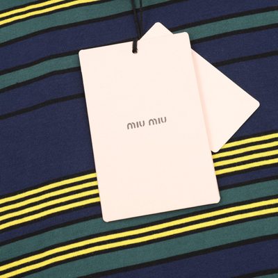Miu Miu striped pocket t-shirt — 5