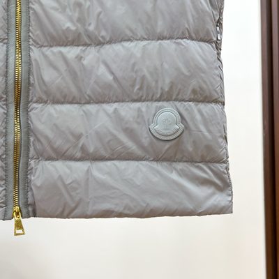 Moncler Gray Wool and Cashmere Jacket with Vest — 9
