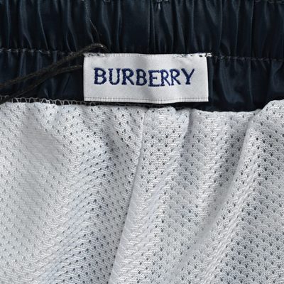 Burberry blue and white checkered swim shorts — 5