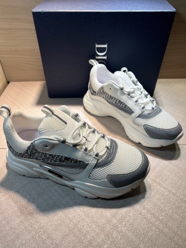 Dior B22 technical mesh and calfskin sneakers — 4