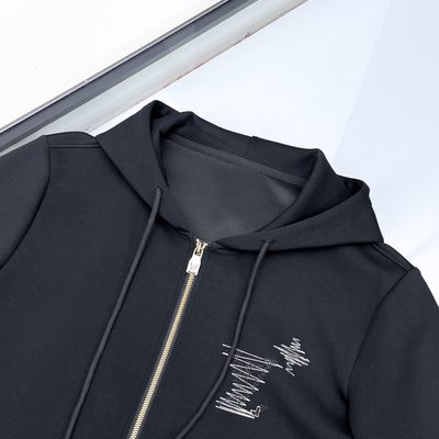 LV zip-up hoodie and matching sweatpants set — 5