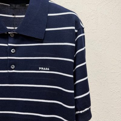Prada short-sleeved cotton polo shirt — 4
