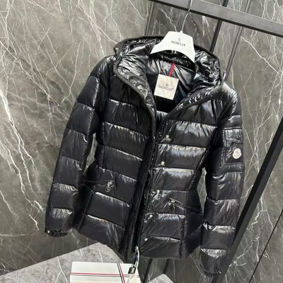 Moncler Barante Hooded Short Down Jacket — 3