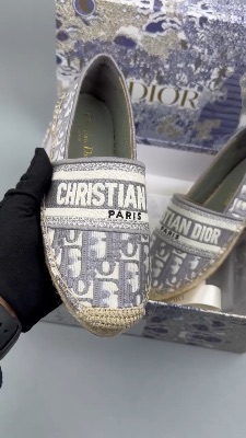 Dior Granville espadrilles in grey — 5