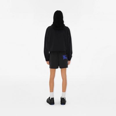 Burberry Cropped Nylon Hooded Jacket — 9