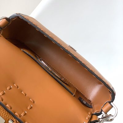 Fendi Baguette macro-stitch messenger bag (T) — 5