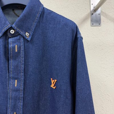 Louis Vuitton Denim Long-Sleeved Shirt — 4