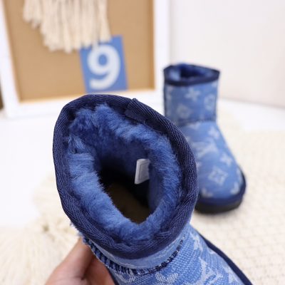 Denim-style short winter boots — 8