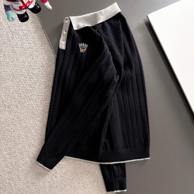 LV long-sleeve polo sweater — 7