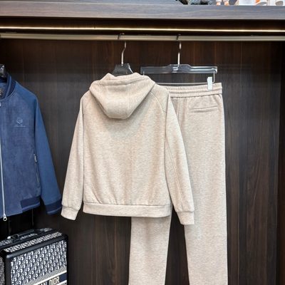 Loro Piana zip-up hoodie and matching sweatpants set — 3