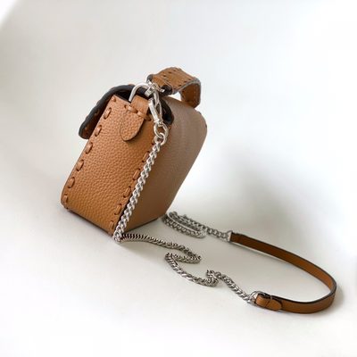 Fendi Baguette macro-stitch messenger bag (T) — 3