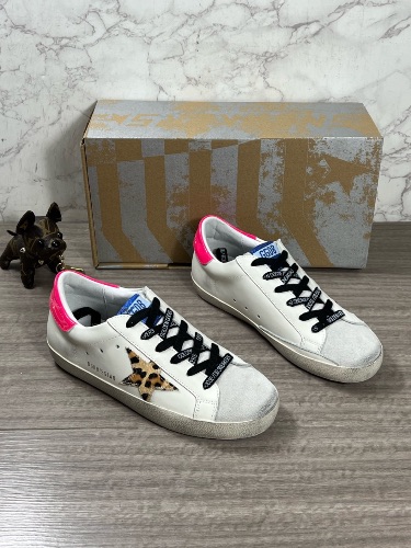 Golden Goose Superstar mixed leather sneakers