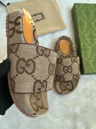 Gucci Platform Slide Sandals — 4