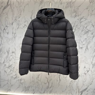 Moncler Arneb Hooded Short Down Jacket — 7