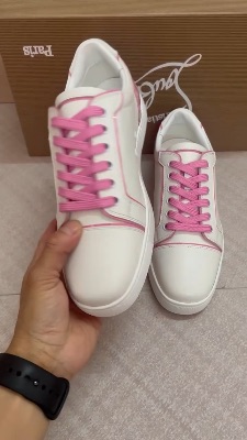 Christian Louboutin Fun Vieira white leather sneakers — 5