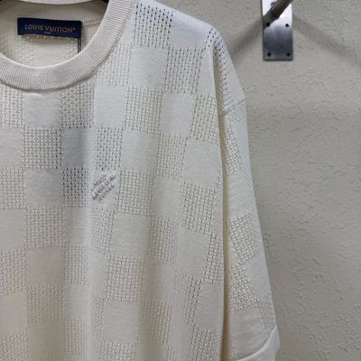 Louis Vuitton Pointelle Signature Short-Sleeved Crewneck — 4