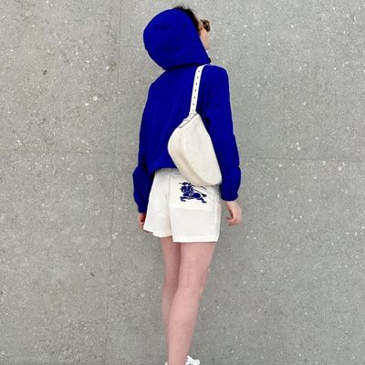 Burberry Cropped Nylon Hooded Jacket — 3