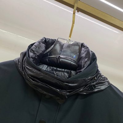 Prada Technical Fabric Down Coat — 4