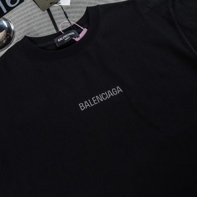 Balenciaga cotton jersey T-shirt with a center logo print — 6