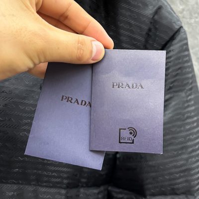 Prada hooded down puffer jacket — 8