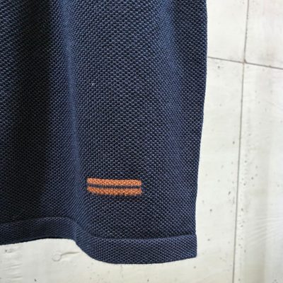 Zegna Men's Navy Blue Striped Knit T-Shirt and Shorts — 8
