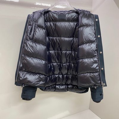 Prada Hooded Technical Fabric Down Jacket — 9
