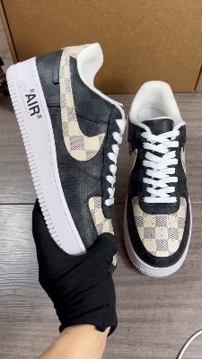 Louis Vuitton x Nike Air Force 1 Low sneakers — 5