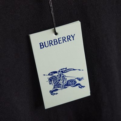 Burberry black cotton crew-neck T-shirt — 9