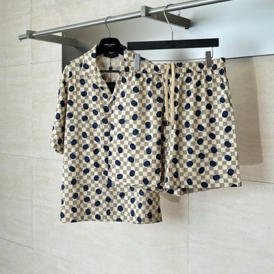 Louis Vuitton Damier Silk Shorts — 4