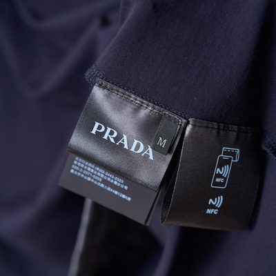 Prada triangle-logo cotton T-shirt — 10