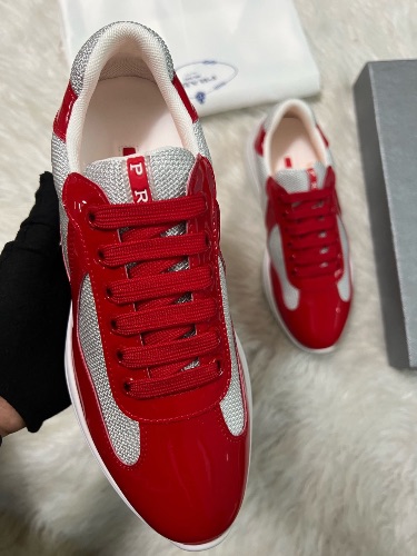 Prada America's Cup patent leather sneakers — 3