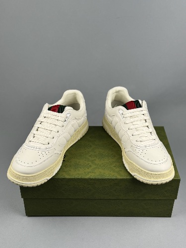 Gucci Re-Web leather sneakers — 4