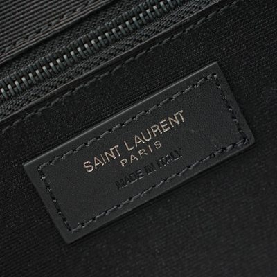 Saint Laurent So Black Mixed Matelassé Envelope Bag — 12