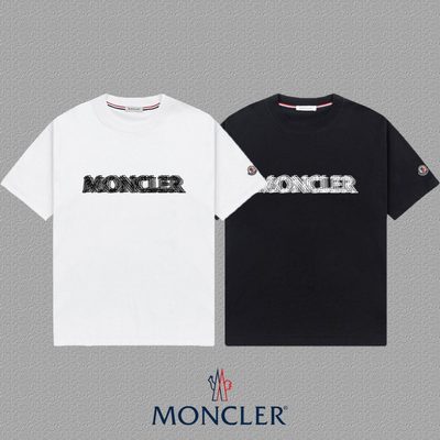 Moncler crew neck short-sleeved cotton t-shirt — 3