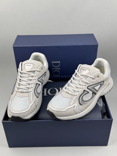 Dior B30 white mesh sneakers