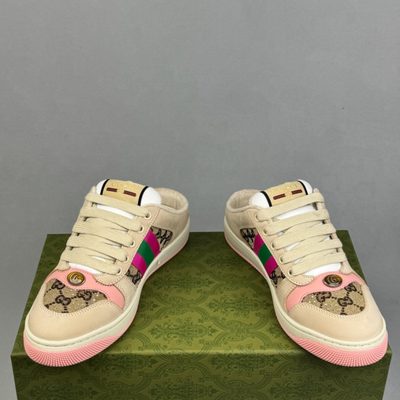 Gucci women's GG crystal Screener sneakers — 4