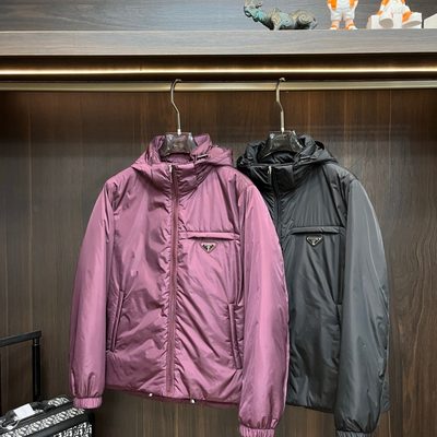 Prada Black Re-Nylon Puffer Jacket — 5