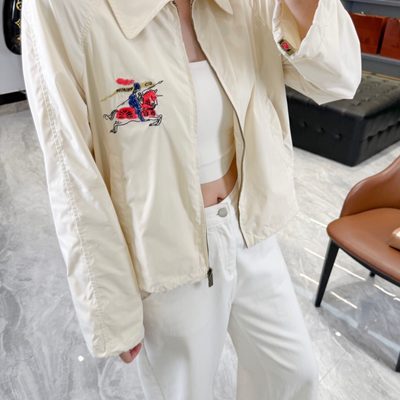 Burberry Cropped Newcott Hooded Jacket — 8