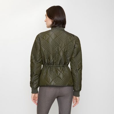 Burberry Micro Check-stitch Nylon Wakerley Jacket — 4
