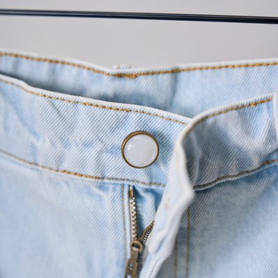 Louis Vuitton Signature Embroidered Denim Workwear Shorts — 4