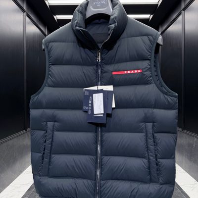 Prada Linea Rossa puffer vest — 6