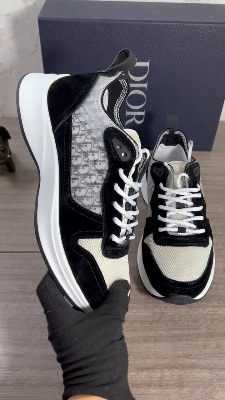 Dior B25 Oblique Runner Sneakers — 5