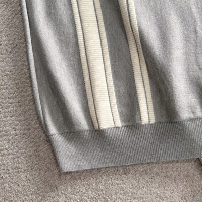 long-sleeve knitted polo sweater — 7