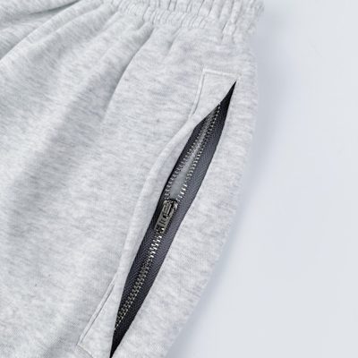 Acne Studios pale grey melange fleece logo sweatpants — 7