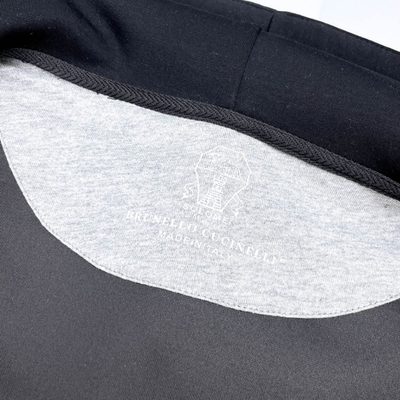 Brunello Cucinelli zip-up hoodie and matching sweatpants set — 12