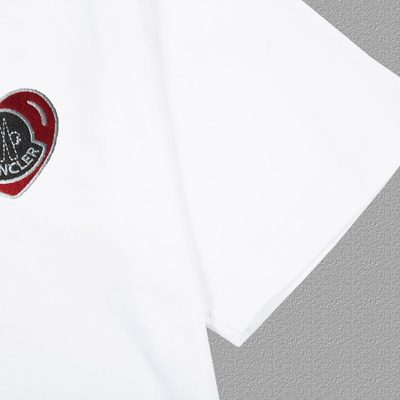 Moncler Heart Logo-Patch cotton T-shirt — 6